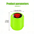 4pc Glow-in-the-Dark Skull Caps, Universal Car SUV Bike Truck Moto, Car Essentials, Portable Durable&Stylish, Gift