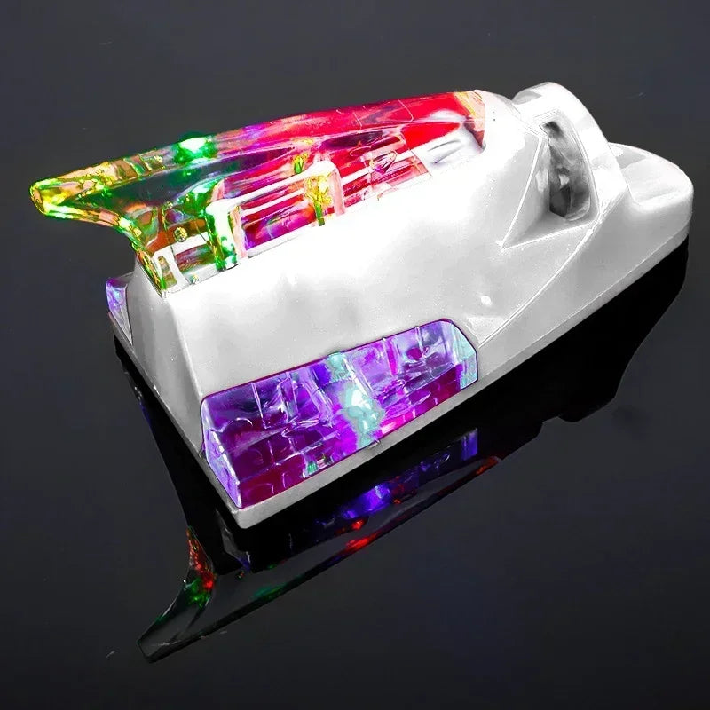 Anti-tail-chase LED Flashing Lights for Cars, Solar-powered Shark Fin Roof Warning Lights, Wind Energy Lamps, Wind-powered New M