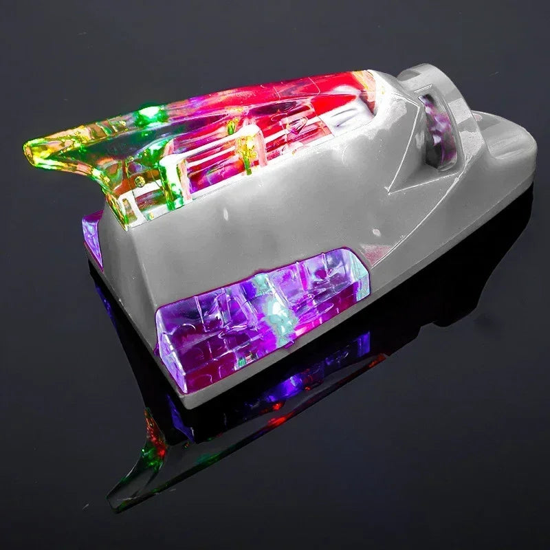 Anti-tail-chase LED Flashing Lights for Cars, Solar-powered Shark Fin Roof Warning Lights, Wind Energy Lamps, Wind-powered New M