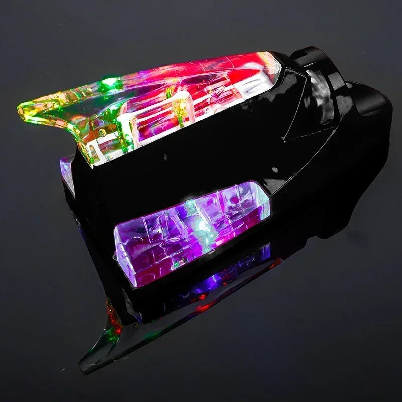 Anti-tail-chase LED Flashing Lights for Cars, Solar-powered Shark Fin Roof Warning Lights, Wind Energy Lamps, Wind-powered New M